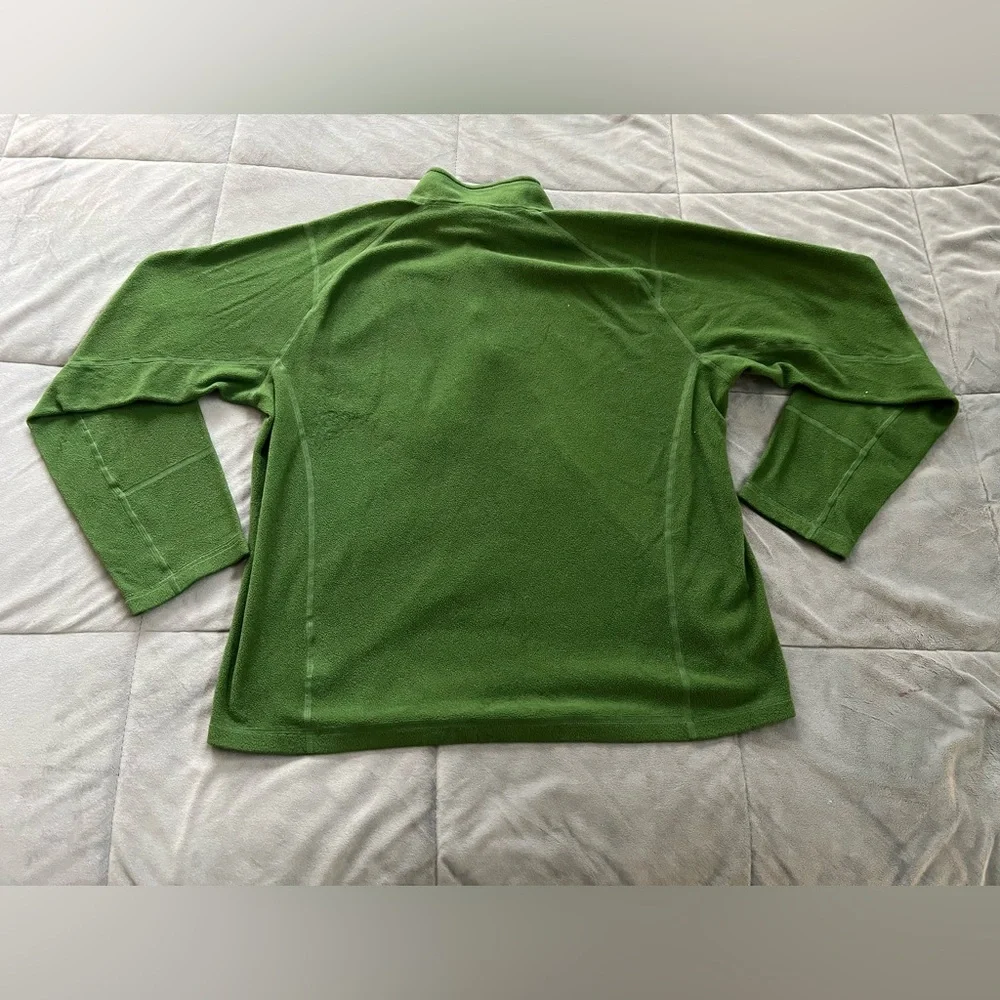 The North Face Men’s Green Fleece 1/4 Zip Pullover Size L